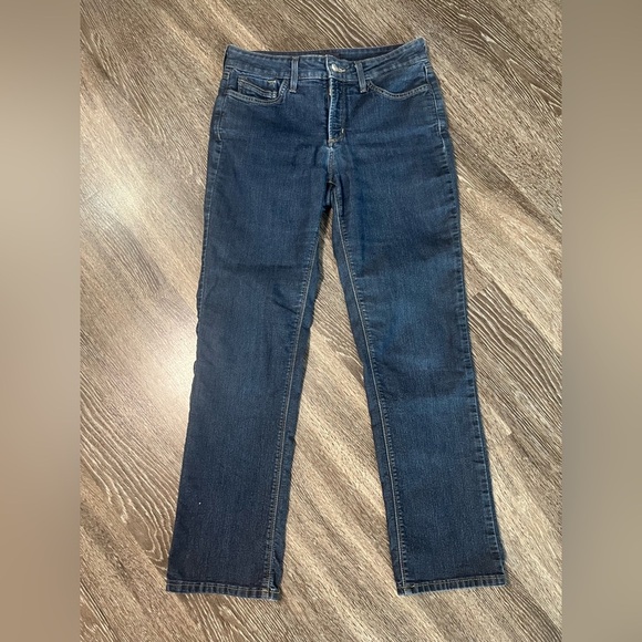 NYDJ - Marilyn Straight Leg Tummy Flattening Stretch Jeans - Picture 6 of 10